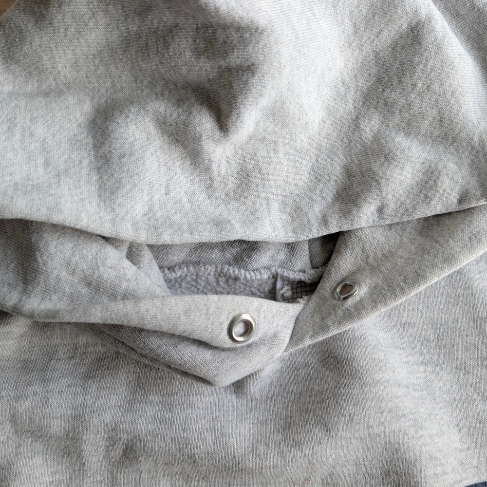 Pepsi Logo Vintage Hoodie Mens 2X Heather Gray Vintage Style Graphic Sweatshirt - Picture 5 of 9